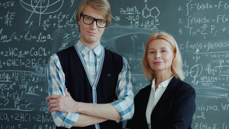 Orang cerdas di dalam kelas