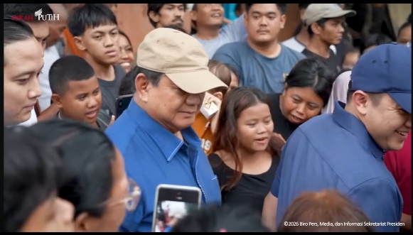 presiden Prabowo melakukan kunjungan